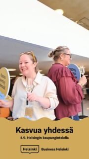 🇫🇮 Kasvua yhdessä, Yrittäjänpäivät Helsingin kaupungintalolla. 💛
Olipa kiva päivä! Tässä pieni kooste päivän tunnelmista. 🎥✨

🇬🇧 Kasvua yhdessä, Entrepreneurs’ Day at Helsinki City Hall. 💛
Such a lovely day! Here’s a little recap of the day. 🎥✨

🇸🇪 Kasvua yhdessä,  Företagardagen i Helsingfors stadshus. 💛
Vilken härlig dag! Här kommer en liten sammanfattning av dagen. 🎥✨

#nytstudioon #valokuvaaja #yrityskuvaus #helsinki #yrittäjänpäivä

Kiitos @fiiajohanna & @jalkakuningatar_veera_keltanen, että tulitte videoon!