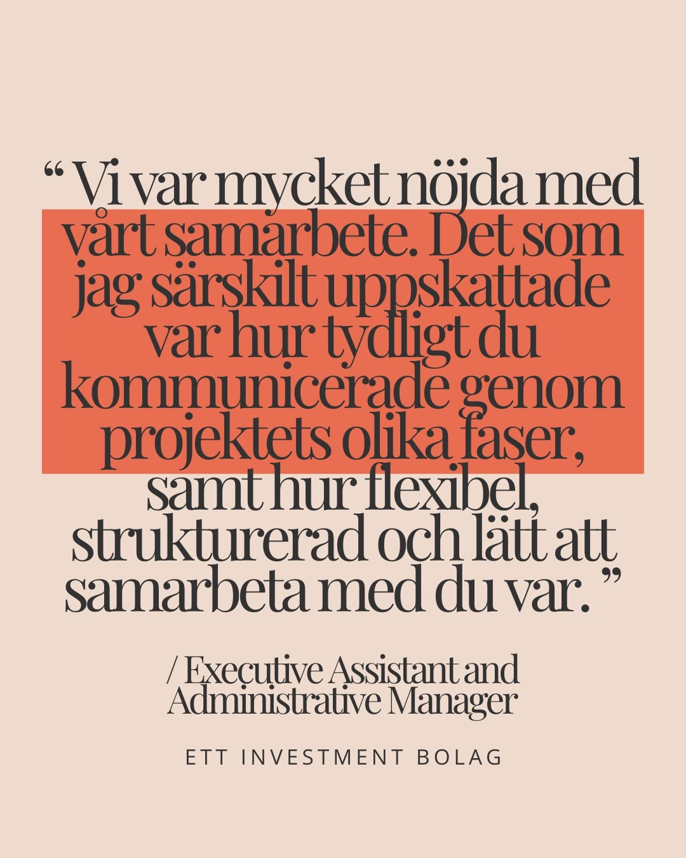 🇸🇪 En stund sedan fick jag fotografera en bildbanksuppdatering för ett investmentbolag. 📸
Målet var att skapa nya bilder till tryckt material och till webbplatsen, som smidigt skulle passa in i företagets befintliga bildspråk och varumärke.

Under fotograferingsdagen fotograferade vi företagets vardag i deras vackra kontor i centrala Helsingfors. Arbete, möten, miljöer och små detaljer som berättar företagets berättelse och visar människorna bakom det.
Dessa projekt genererar ofta en enorm mängd bilder, men också mycket diskussioner, planering och samarbete inför fotograferingsdagen. Därför känns sådan här feedback extra värdefull. 💛
Alla projekt kan inte delas offentligt, och det är riktigt okej. Jag är verkligen glad att jag fick lov att dela den här feedbacken med er. För den värmde mitt hjärta.

…

🇬🇧 “We were very pleased with our collaboration. What I particularly appreciated was how clearly you communicated throughout the various stages of the project, as well as how flexible, organised and easy you were to work with.” (translated from Swedish, not original comment)

A little while ago, I had the opportunity to shoot a brand image bank update for an investment firm. 📸
The aim was to create new images for their printed materials and website that would seamlessly fit into the company’s existing visual identity and brand.
During the shoot, we captured the company’s day-to-day life in their beautiful office in central Helsinki. Work, meetings, environments and small details that tell the company’s story and showcase the people behind it.
These projects often generate a vast amount of images, but also a great deal of discussion, planning and collaboration in the run-up to the shoot. That’s why feedback like this feels particularly valuable. 💛
Not all projects can be shared publicly, and that’s perfectly fine. I’m truly glad I was able to share this feedback with you. Because it warmed my heart.