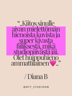 🇫🇮 WOW! Tällainen palaute studiopäivästä tuntuvat kyllä erityisen hyvältä. 🥰

“Kiitos sinulle aivan mielettömän hienoista kuvista ja super kivasta fiiliksestä, mikä studiopäivästä jäi. Olet huippuhieno ammattilainen🩷” “Kiitos, sain kuvat. Ovat mielettömän hienot 💗”

On aina ilo kuulla, että kuvauksesta jäi hyvä fiilis.

Kiitos Diana @business_talk_tutor ihanista sanoistasi🤍

🇬🇧 WOW! Feedback like this about the studio day feels really good. 🥰

“Thank you for the absolutely lovely photos and the super nice vibe that the studio day brought. You are a superb professional🩷”
“Thank you, I received the photos. They are incredibly wonderful 💗”
(translated from Finnish, not original comment)

It is always a pleasure to hear that the photo shoot left a good impression.

Thank you, Diana, for your kind words🤍

🇸🇪 WOW! Sådan feedback om studiodagen känns verkligen bra. 🥰

”Tack för de otroligt fina bilderna och den supertrevliga stämningen som studiedagen gav. Du är ett fantastiskt proffs🩷”
”Tack, jag har fått bilderna. De är otroligt fina 💗”
(översatt från finska, inte originalkommentar)

Det är alltid roligt att höra att fotograferingen lämnade ett gott intryck.

Tack, Diana, för dina fina ord🤍

#nytstudioon #valokuvaaja #helsinki #henkilökuvaus #muotokuvaus